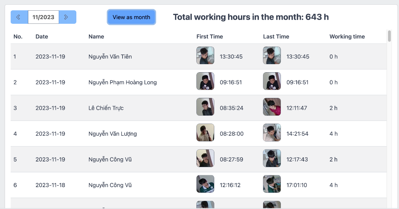 Phần mềm chấm công